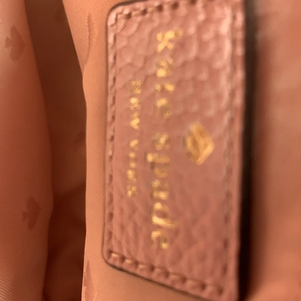 Kate Spade Square Mini Bag and the Pink Spade Bangle.